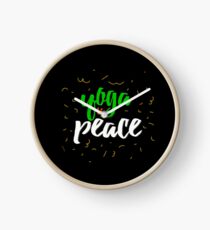 Yoga es paz Clock