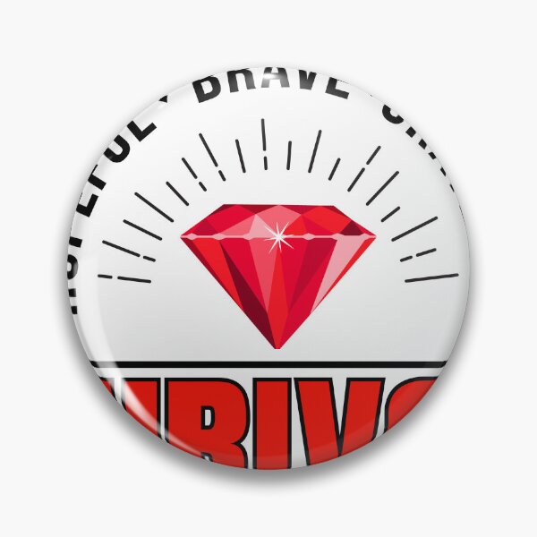 Item preview, Brave Thrivor Design designed and sold by ThrivePressInk.