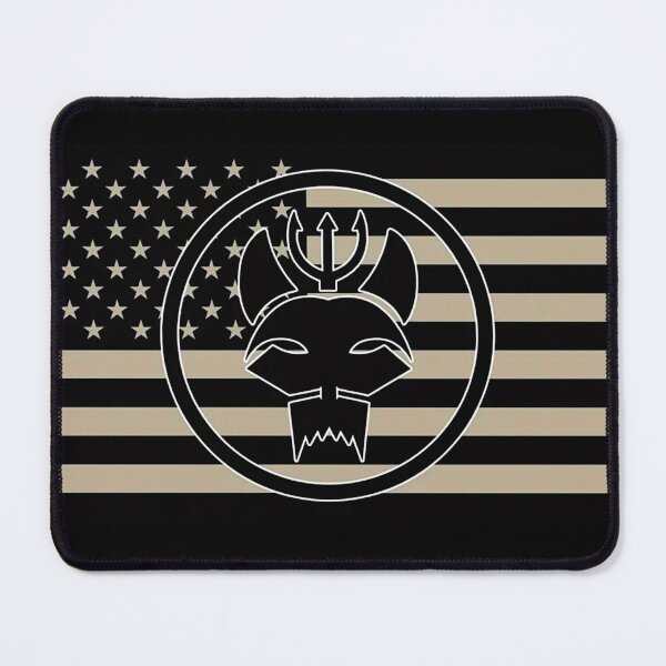 Item preview, Seal Team DEVGRU Trident Cat Head Flag designed and sold by RENAGADE4LYF.