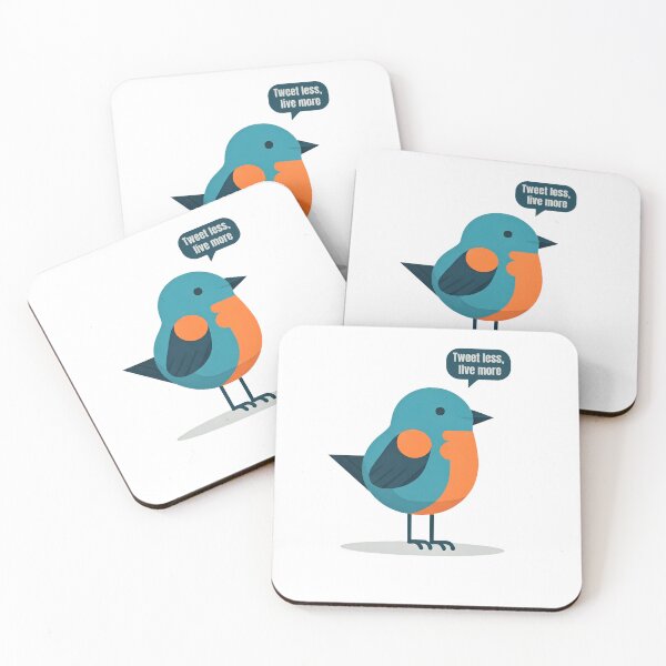 Item preview, Minimalist Bird with Quote – Cute Line Art designed and sold by Barday99.