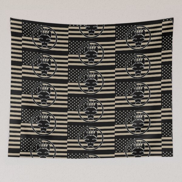 Item preview, Seal Team DEVGRU Trident Cat Head Flag designed and sold by RENAGADE4LYF.