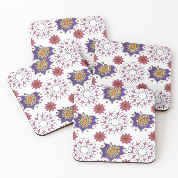 Item preview, Colorful Paisley Mandala Lotus Pattern – Boho Spiritual Design designed and sold by BulletKitty82.