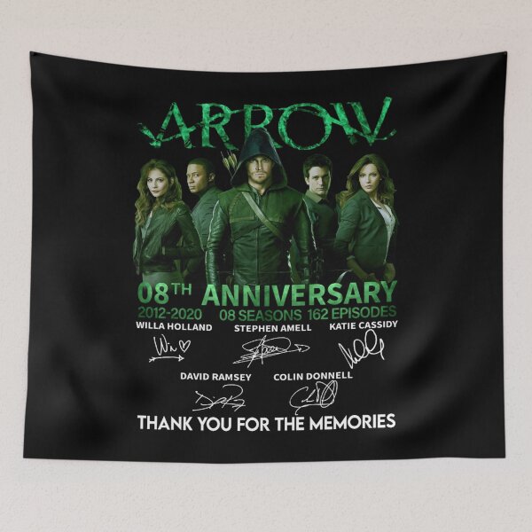 Item preview, Arrow Tv Seríes anníversary - Green arrow 08th Anniversity Thank You For The Memories  designed and sold by MauriceRolland.