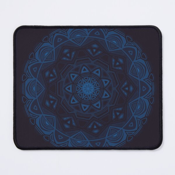 Item preview, Focused Dark Blue Mandala designed and sold by Dawn Anthes.