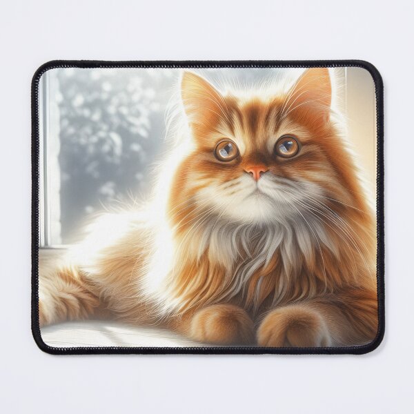 Item preview, cute orange cat looking adorable designed and sold by SpookyRat1942.