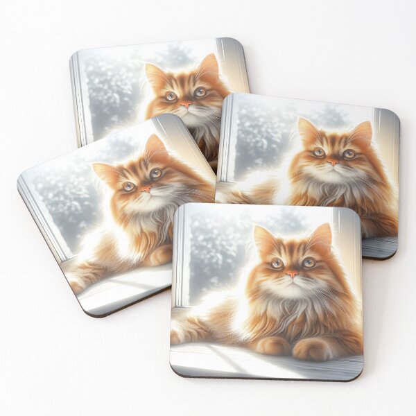 Item preview, cute orange cat looking adorable designed and sold by SpookyRat1942.
