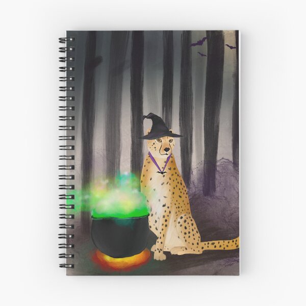 Item preview, Spooky Cheetah Witch designed and sold by staygoldenkay.