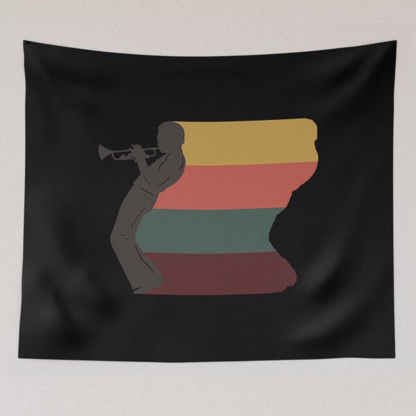 Item preview, Mile Davis Retro Silhouette designed and sold by BreannBarrows.