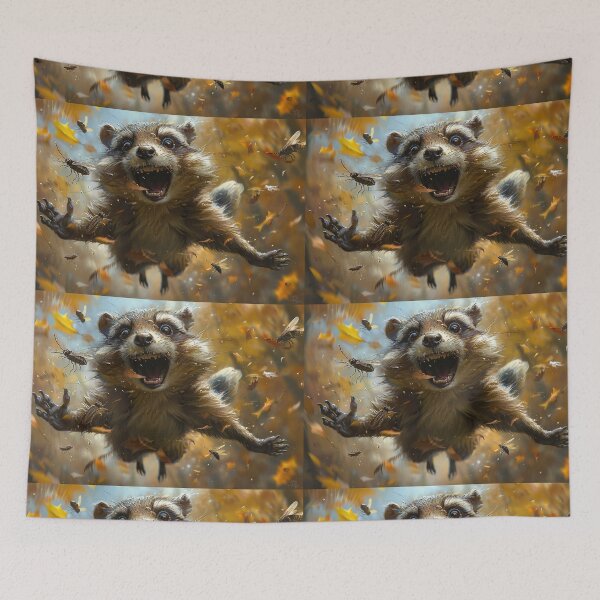 Item preview, Raccoon in Flight designed and sold by Jasperartist112.