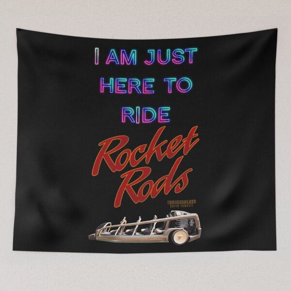 Item preview, I'm just here to ride Rocket Rods! designed and sold by Chaotic--Goods.