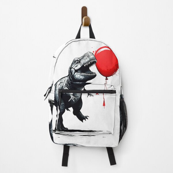 Item preview,  T-REX Love - Red Balloon - EXTINCTION LEVEL Fashion  designed and sold by CleverCulture.