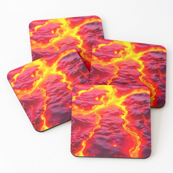 Item preview, Glowing Lava River Flow from Volcano designed and sold by SassyArtistry.
