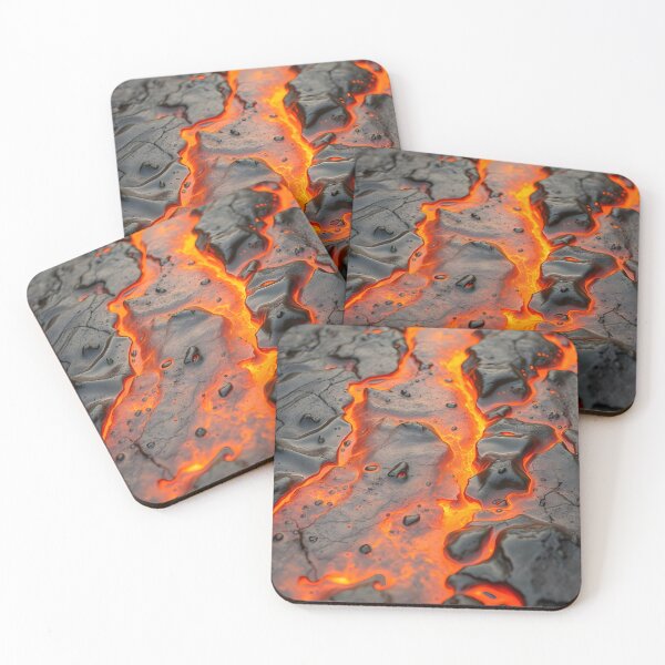 Item preview, Cooling Lava Cracks with Glowing Magma designed and sold by SassyArtistry.