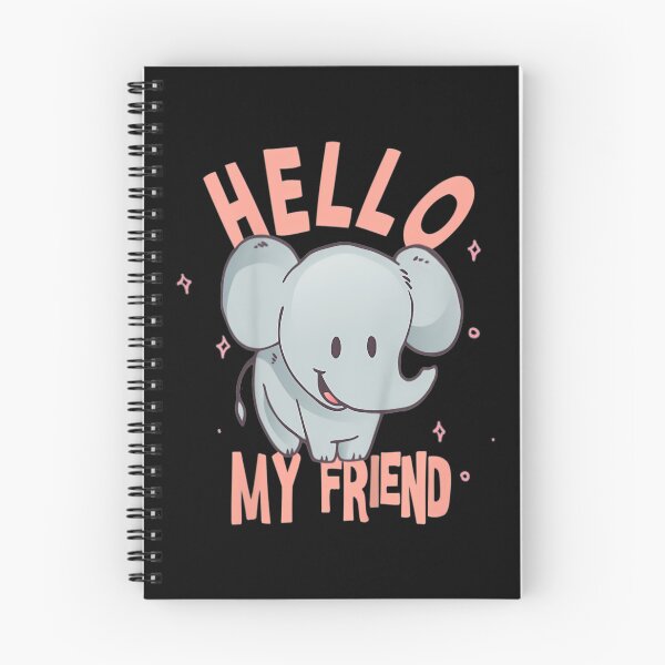 Item preview, Kids Kids Kindergarten Graduate Hello my Friend cute elephant   designed and sold by EllieNixona.