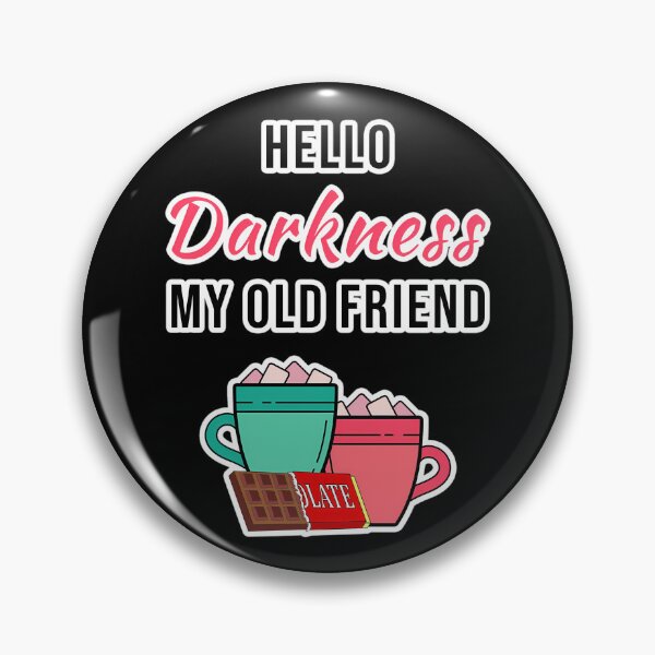 Item preview, Hello Darkness My Old Friend - Food Music Word Pun  designed and sold by EllieNixona.