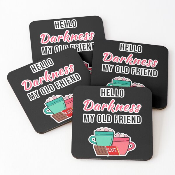Item preview, Hello Darkness My Old Friend - Food Music Word Pun  designed and sold by EllieNixona.