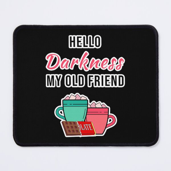 Item preview, Hello Darkness My Old Friend - Food Music Word Pun  designed and sold by EllieNixona.