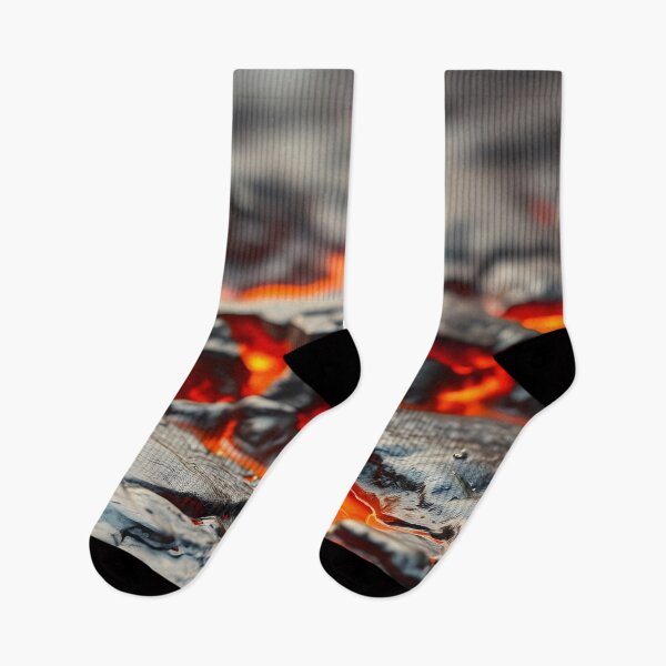 Item preview, Cooling Black Lava with Glowing Red Cracks designed and sold by SassyArtistry.