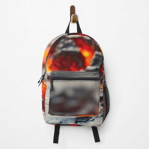 Item preview, Cooling Black Lava with Glowing Red Cracks designed and sold by SassyArtistry.