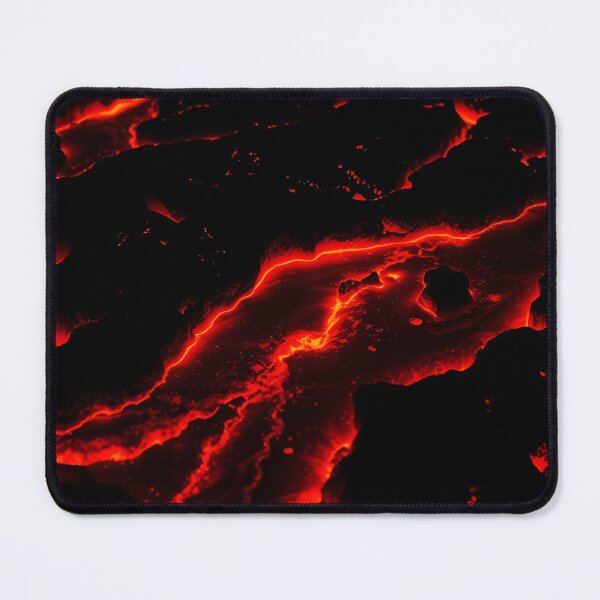 Item preview, Glowing Red Lava Cracks on Black Rock designed and sold by SassyArtistry.