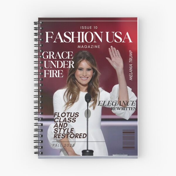 Item preview, Melania Trump Fashion Magazine Front Cover Grace Under Fire designed and sold by Neeshki.