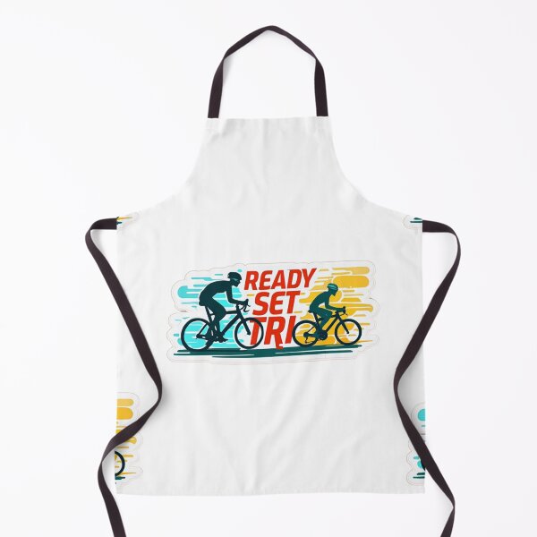 Item preview, Ready, Set, TRI – Fun Motivational Triathlon Sticker designed and sold by Triathlongram.