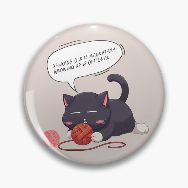 Item preview, Cat Proves Growing Up Optional designed and sold by softnotestoyou.