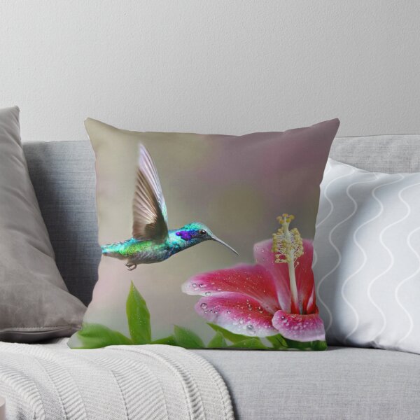 Item preview, Colibrí e hibisco designed and sold by MoragBates.