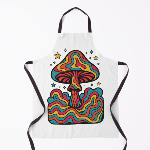 Item preview, Psychedelic mushroom in retro style designed and sold by nkhookysun.