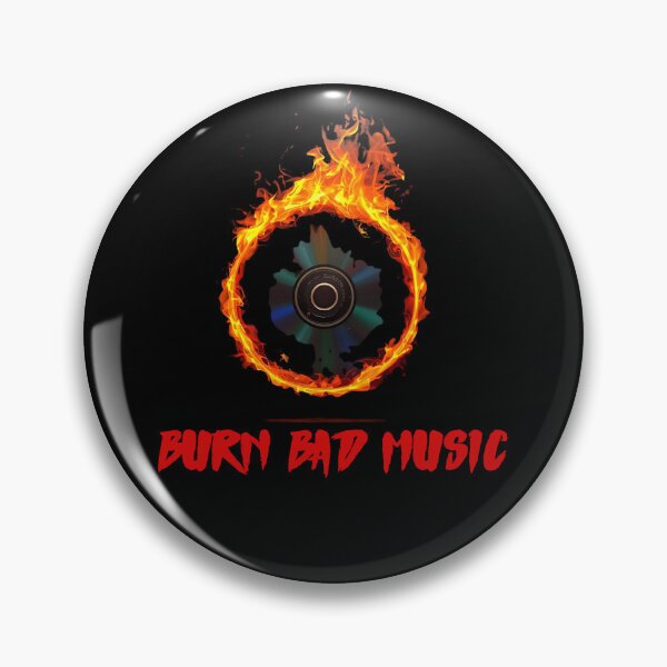 Item preview, Burn Bad Music Gifts For Good Music Fans designed and sold by EggertoneArt.