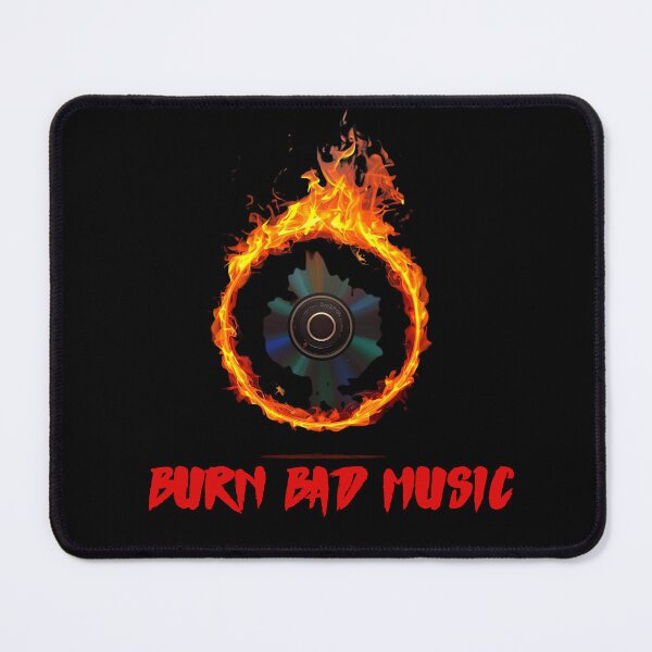 Item preview, Burn Bad Music Gifts For Good Music Fans designed and sold by EggertoneArt.