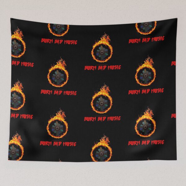 Item preview, Burn Bad Music Gifts For Good Music Fans designed and sold by EggertoneArt.