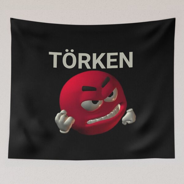 Item preview, Turkish Red Evil Emoji German Meme designed and sold by MarkVonRu.