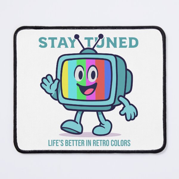 Item preview, Retro CRT TV Cartoon Mascot – 90s Glitch Vibes designed and sold by TrilogyMerch.