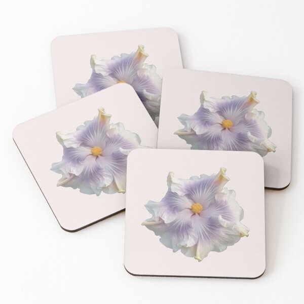 Item preview, Purple and white hibiscus designed and sold by WorldWandered.