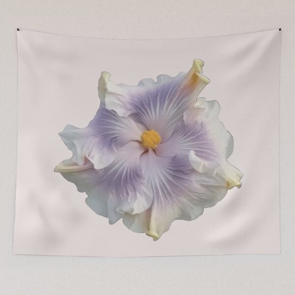 Item preview, Purple and white hibiscus designed and sold by WorldWandered.