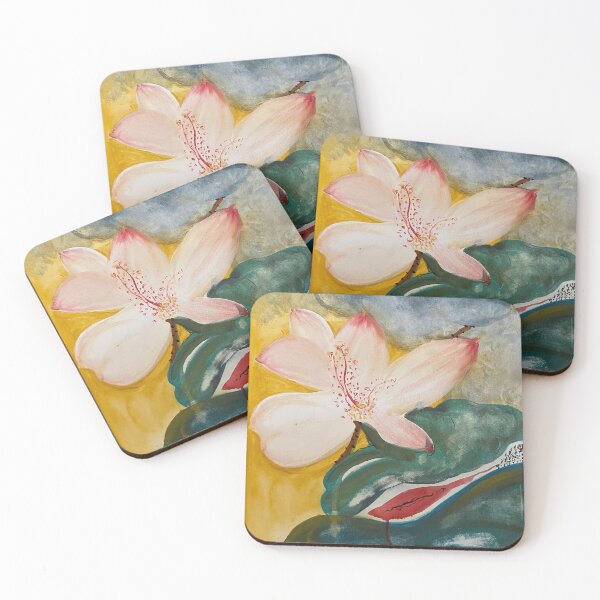Item preview, The Bloom and the Weight – Symbolic Abstract Floral Painting designed and sold by InkandBranch.