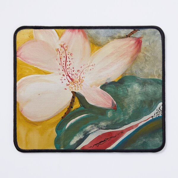 Item preview, The Bloom and the Weight – Symbolic Abstract Floral Painting designed and sold by InkandBranch.
