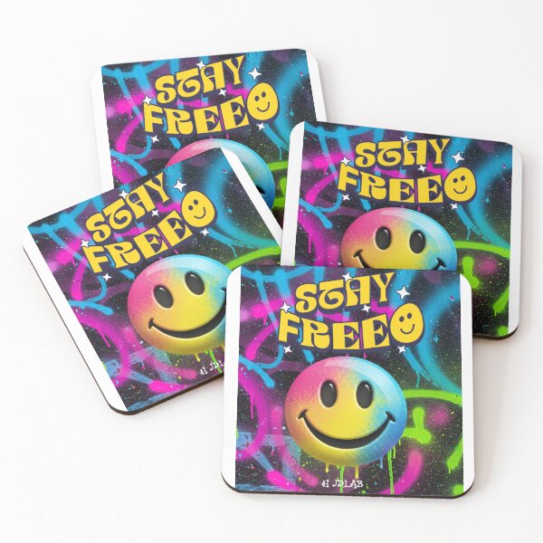 Item preview, STAYFREE – Streetwear Smiley Face designed and sold by HiroJapanDesignLab.