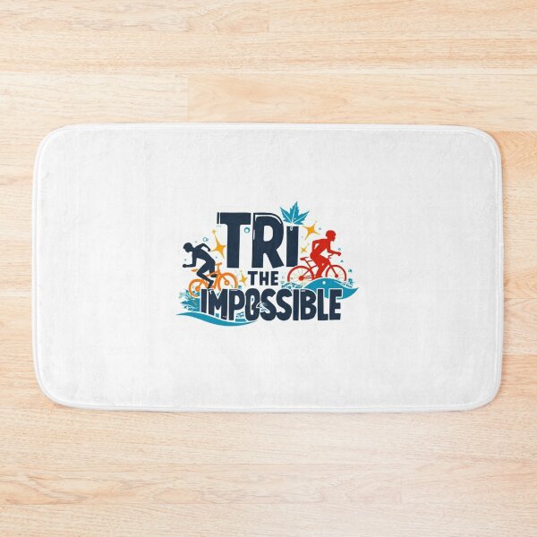 Item preview, TRI the Impossible – Motivational Triathlon Sticker designed and sold by Triathlongram.