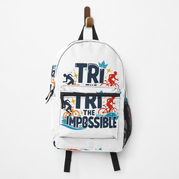 Item preview, TRI the Impossible – Motivational Triathlon Sticker designed and sold by Triathlongram.