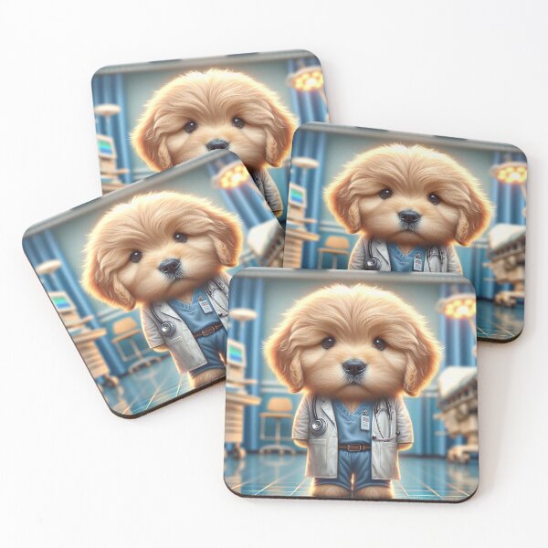 Item preview, Golden Retriever Dog Surgeon Ready for Duty designed and sold by Wags & Tails.