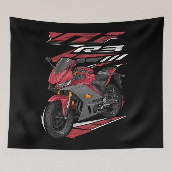 Item preview, Yamaha Yzf-R3 2019 (Satin Candy Red) For Motorcycle Riders designed and sold by ArnethiaHoward8.