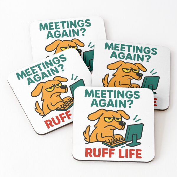 Item preview, Annoyed office dog design designed and sold by Tong4130.