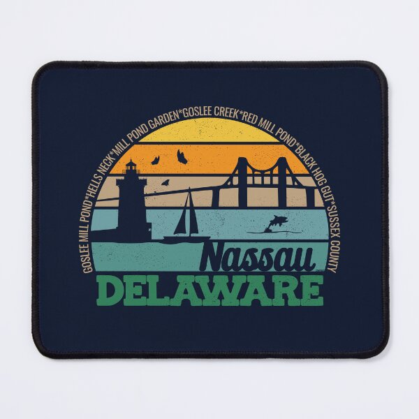 Item preview, Nassau Delaware Retro Sunset Local Pride Logo  designed and sold by CRHPOD20.