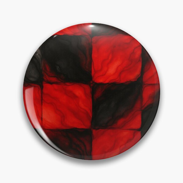 Item preview, Vibrant Red and Black Abstract Checkerboard designed and sold by optimusprime39.