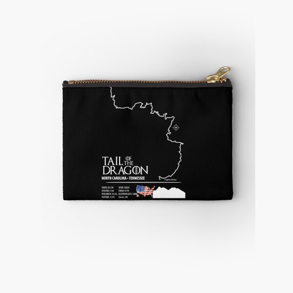 Item preview, Tail Of The Dragon Road Us 129 Motorcycle Sports Car Trail Map designed and sold by NazirGarg21.
