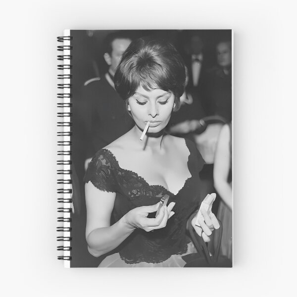 Item preview, Natural Passionate Joy Acting Sexy Beauty Sophia Loren Smoking Gift Movie Fans designed and sold by MaximFashionAr.