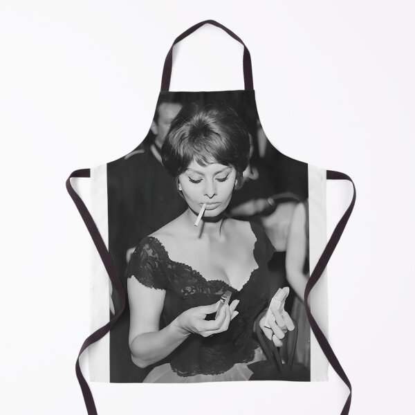 Item preview, Natural Passionate Joy Acting Sexy Beauty Sophia Loren Smoking Gift Movie Fans designed and sold by MaximFashionAr.