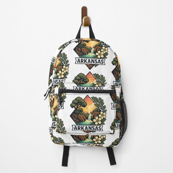 Item preview, Arkansas artistic design mountains and apple blossoms designed and sold by Ahau Designs.